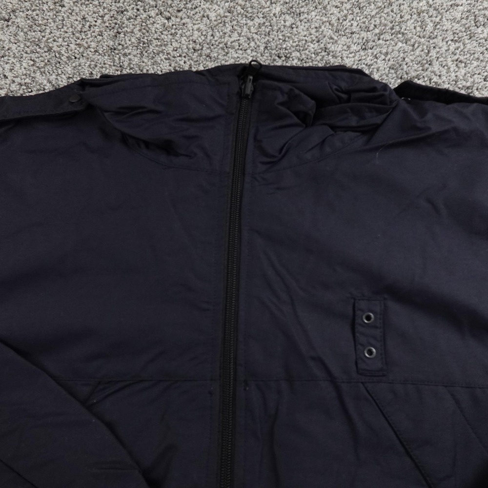 NEW Spiewak Jacket Mens 2XL Blue Yellow Hi Vis Reversible Full Zip Bomber Coat - Picture 3 of 11